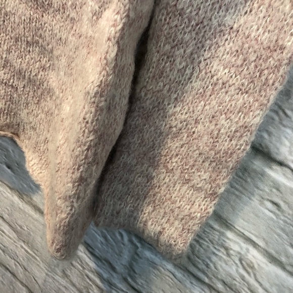 REVOLVE- AYNI Women's One Size Pink/White Handmade Knit Long Sleeve Top - Picture 5 of 13